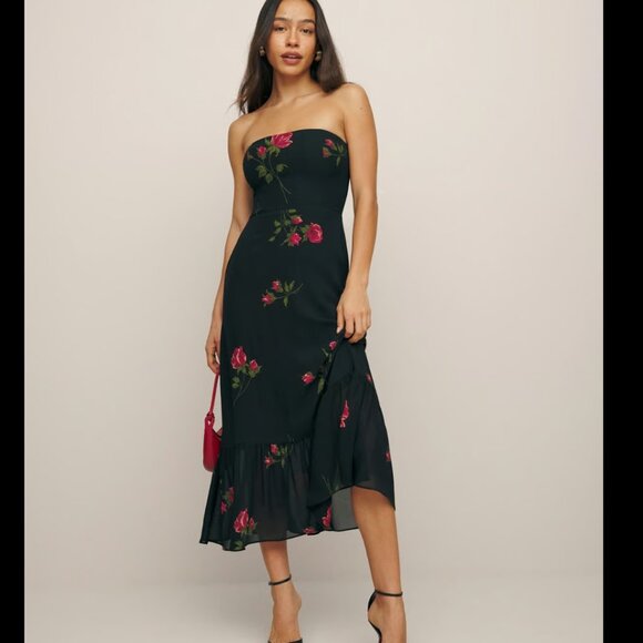 Reformation Dress Arta Dress Le Marais Size 8 - Picture 6 of 6